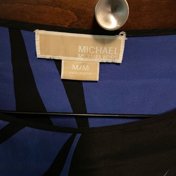 Michael Kors top purple and black size M - Picture 4 of 5
